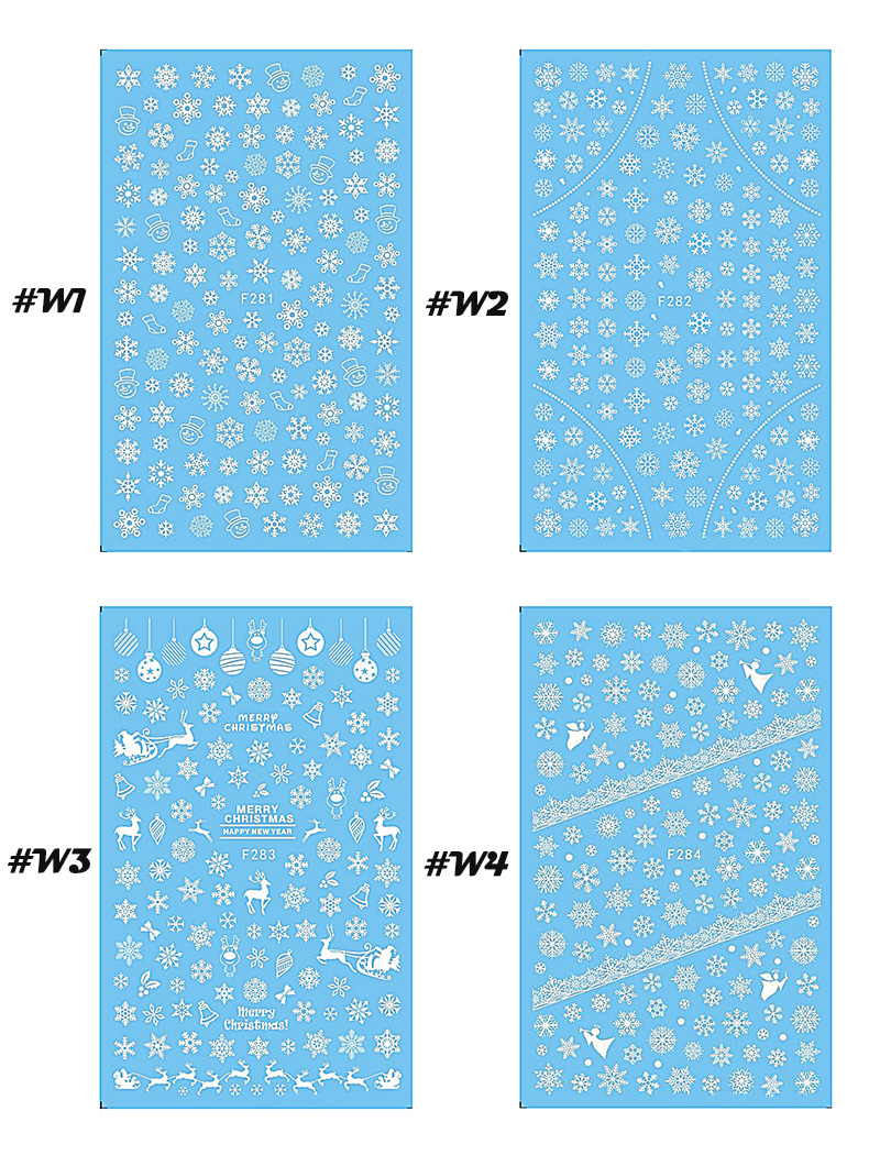 christmas nail sticker