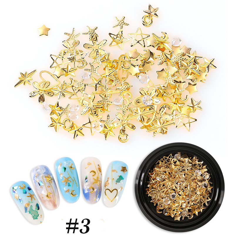 assorted metallic flakes