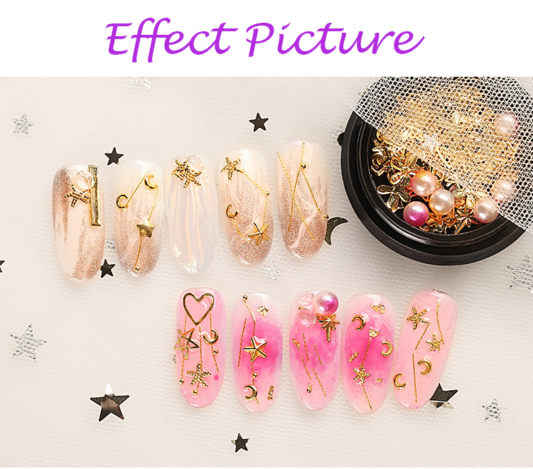 assorted metallic flakes