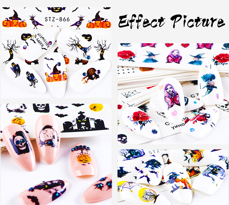 stz856-stz879 nail tattoo