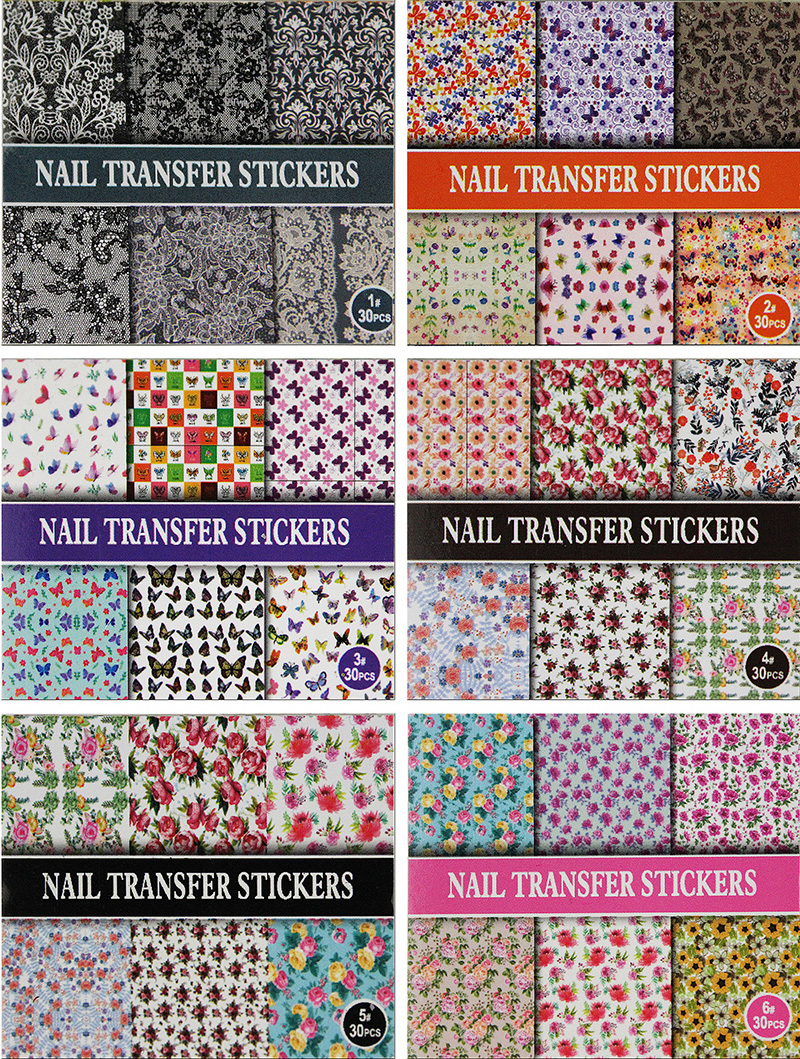 nail art starry stickers