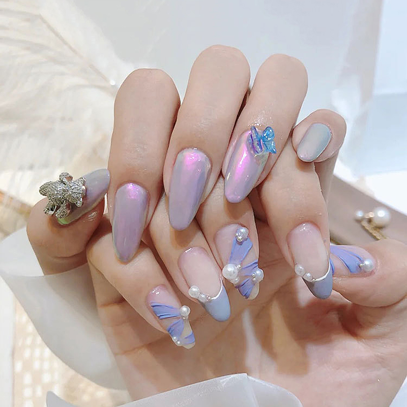 3d pearl decoration in case