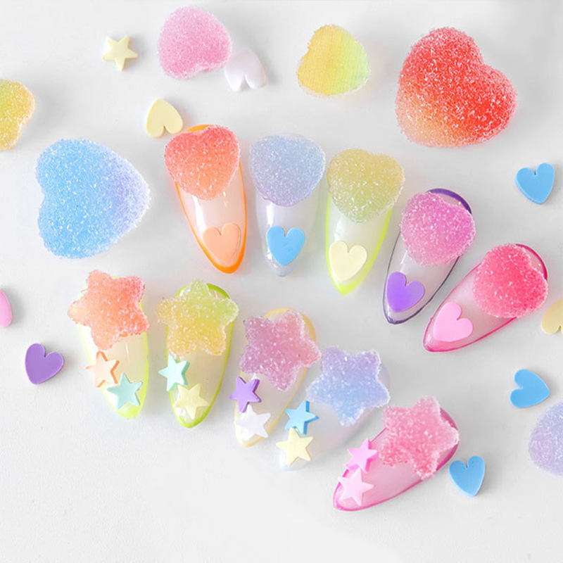 nail art sugar decoration