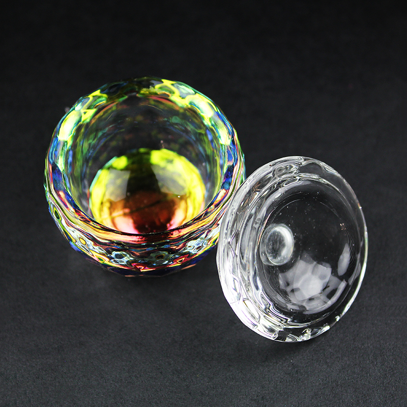 glaze crystal dish