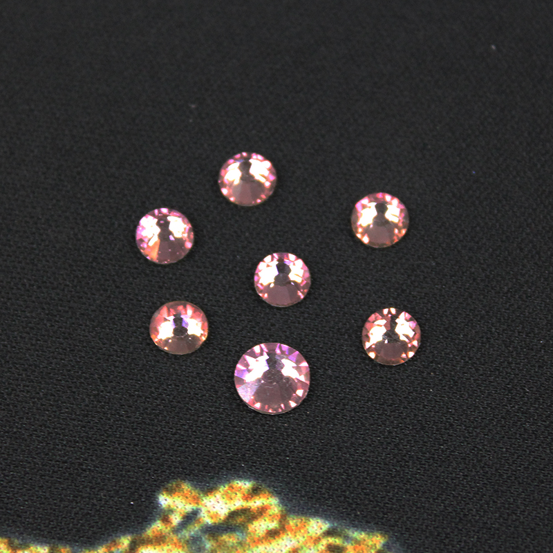 rnar-288 champagne&pink iridescent rhinestone