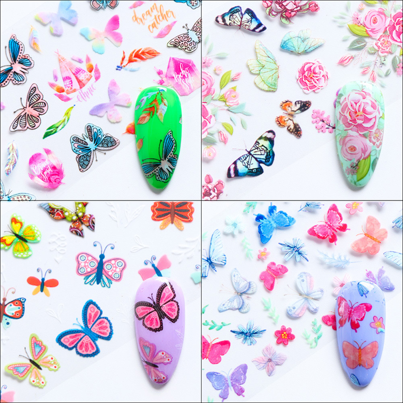 butterfly theme transfer foil