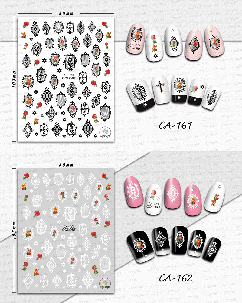 ca rose stickers