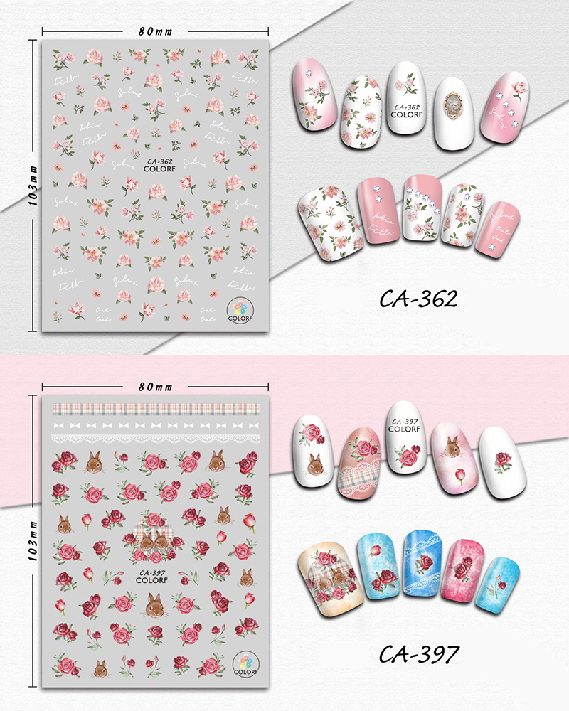 ca rose stickers