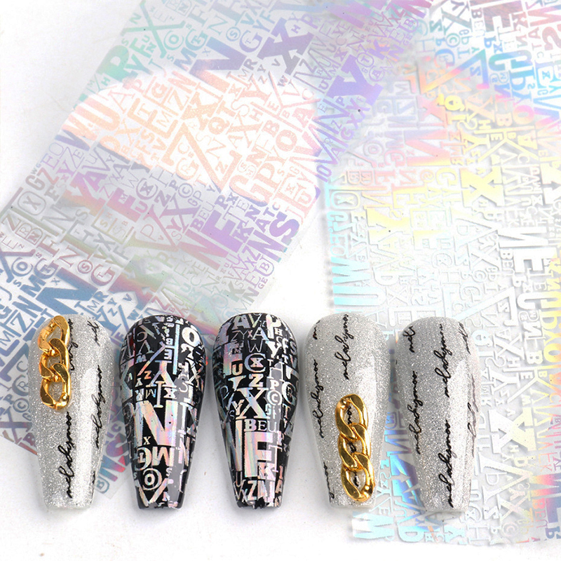letter series transfer foil