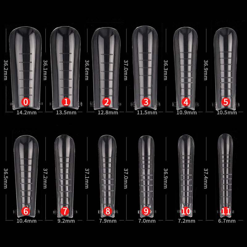 tip mold for nail lengthening