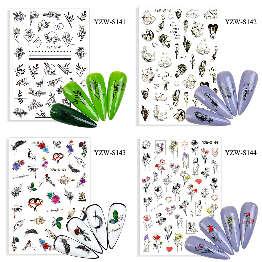 yzws141-s172 nail stickers