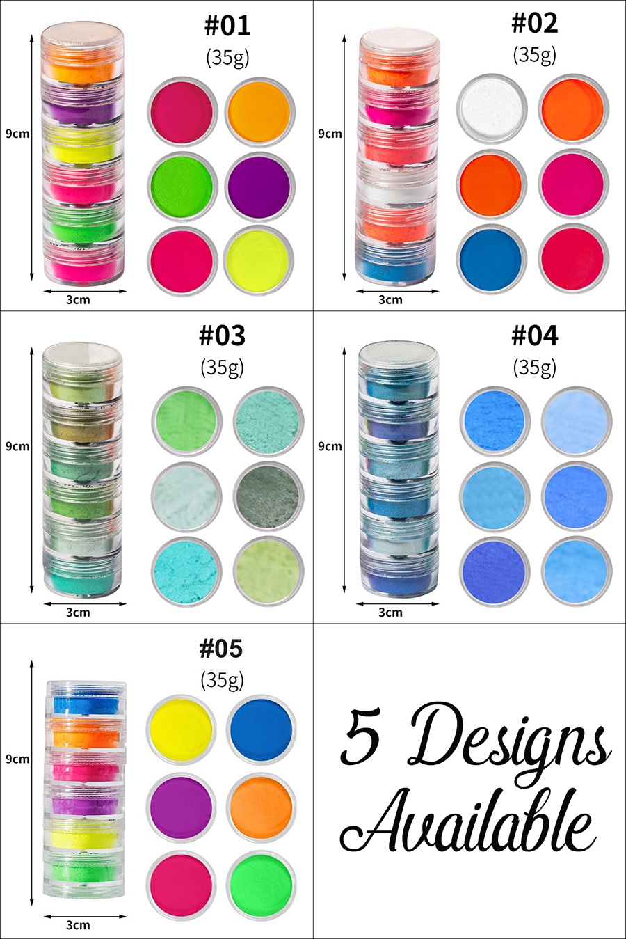 candy pigment set