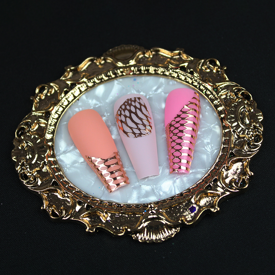 snake skin nail sticker