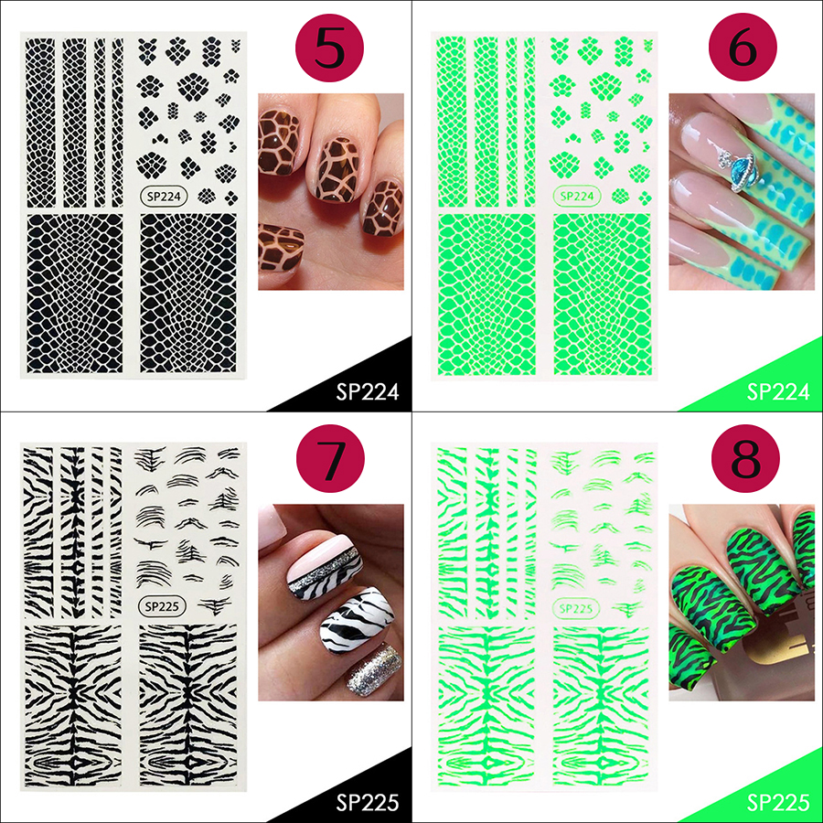 green fluorescent sticker