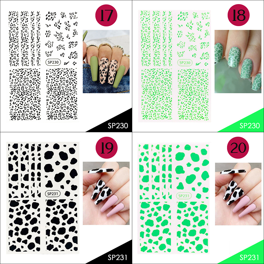 green fluorescent sticker