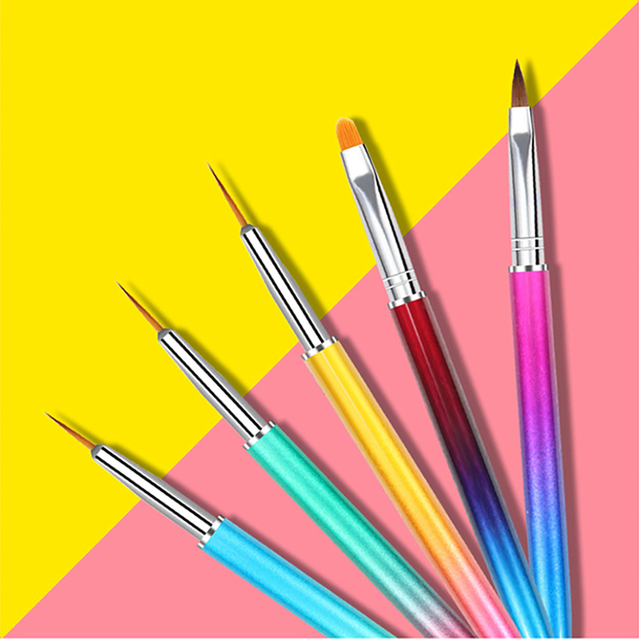 double-head nail art brush set