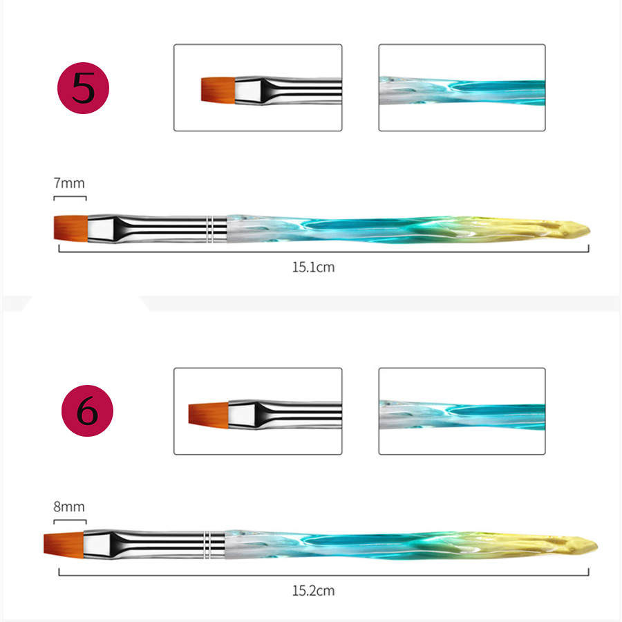 acrylic brush set
