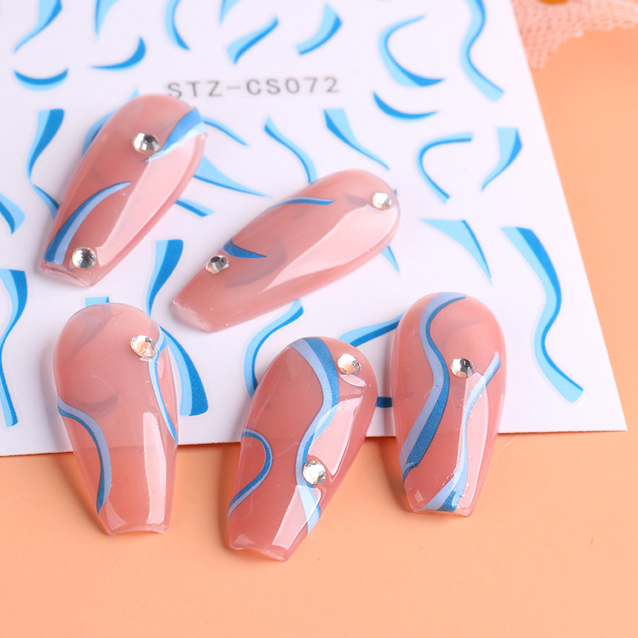 cs063-075 ballet ribbon stickers