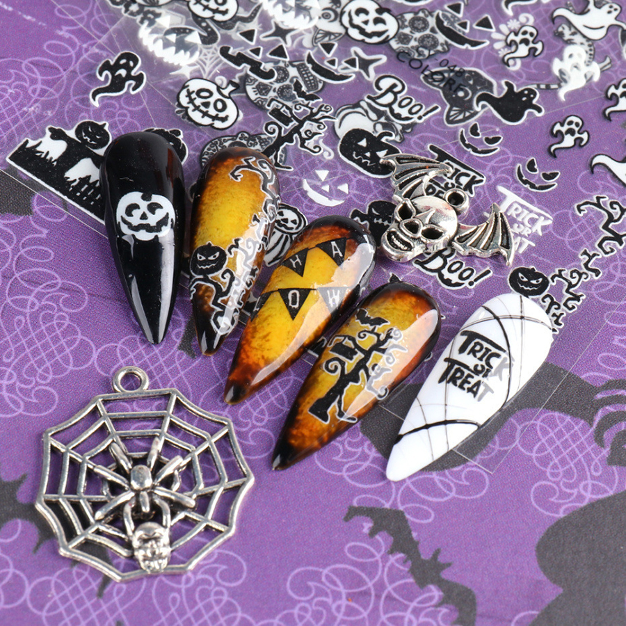 cy046-054 luminous halloween sticker