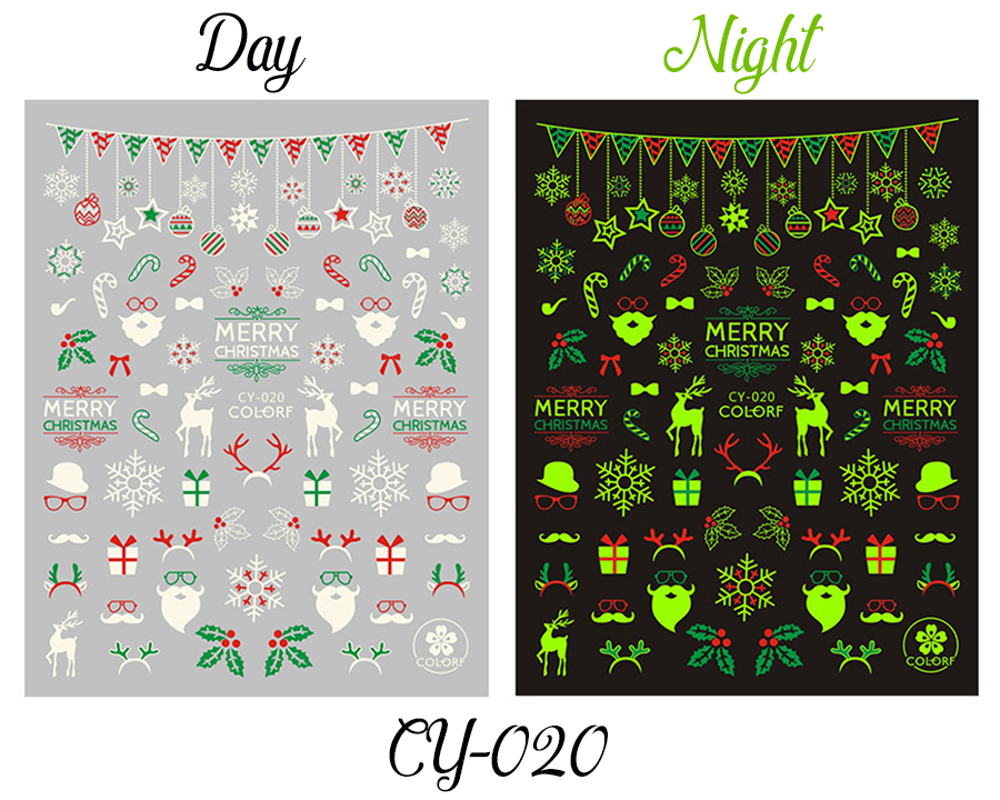 cy019-027 christmas sticker