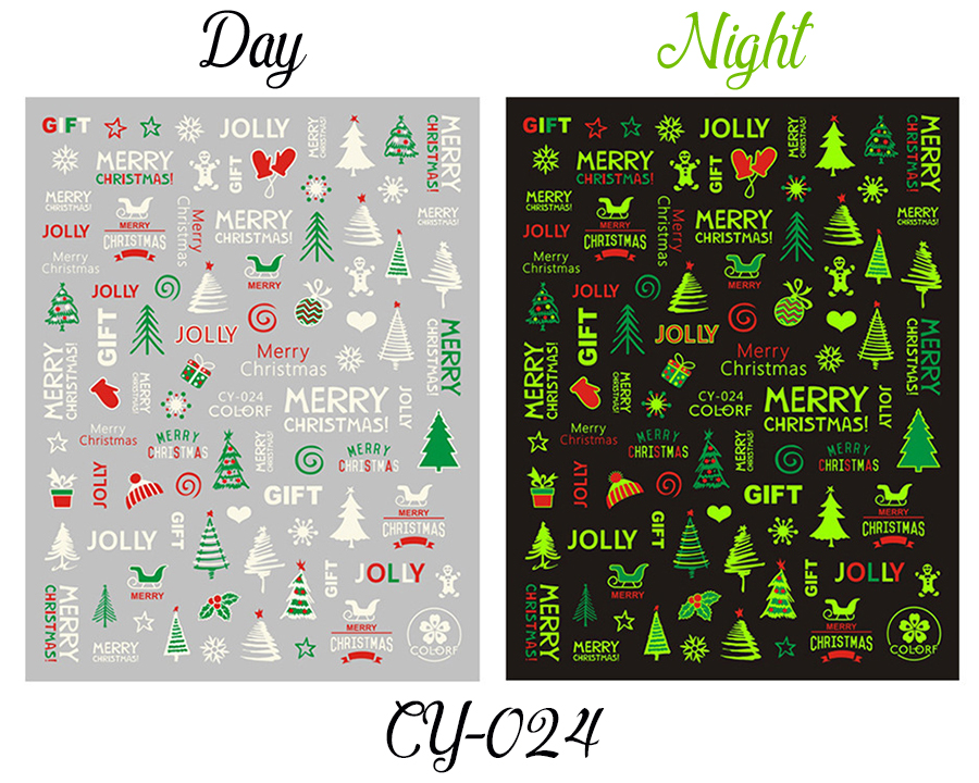 cy019-027 christmas sticker
