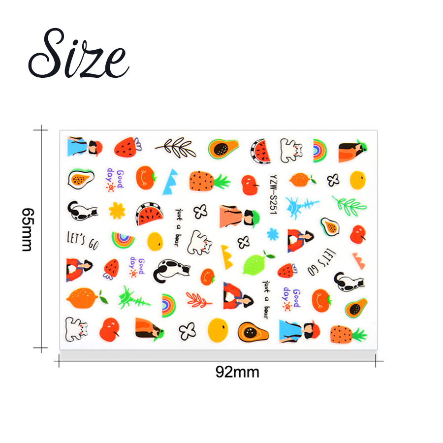 yzws237-s252 nail sticker